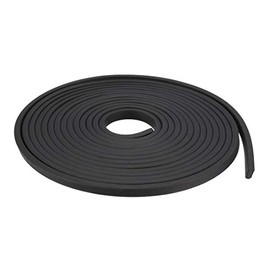sourcing map Solid Rectangle Rubber Seal Strip 5mm Wide 3mm Thick, 3 Meters Long Black