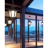 Moddeny Rustic Victorian E26 Exterior Ceiling Pendant Light American Outdoor