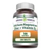 Calcio Magnesio Zinc  Vitamina D3 500 Tab Salud Osea Sin Sabor                                                                                        
