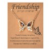 Matching Butterfly Necklace for Best Friends BFF Birthday Gifts for