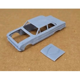 ERC ABS-LIKE RESIN 3D PRINTED 1/32 1962 FORD FALCON COUPE BODY WITH THUNDERBOLT HOOD