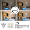 Lacnooe GU10 Halogen 35W Bulbs, 6 Pack GU10+C 120V 35W