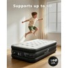 Air Mattress Twin with Built-in Pump, 18" Height, Up to