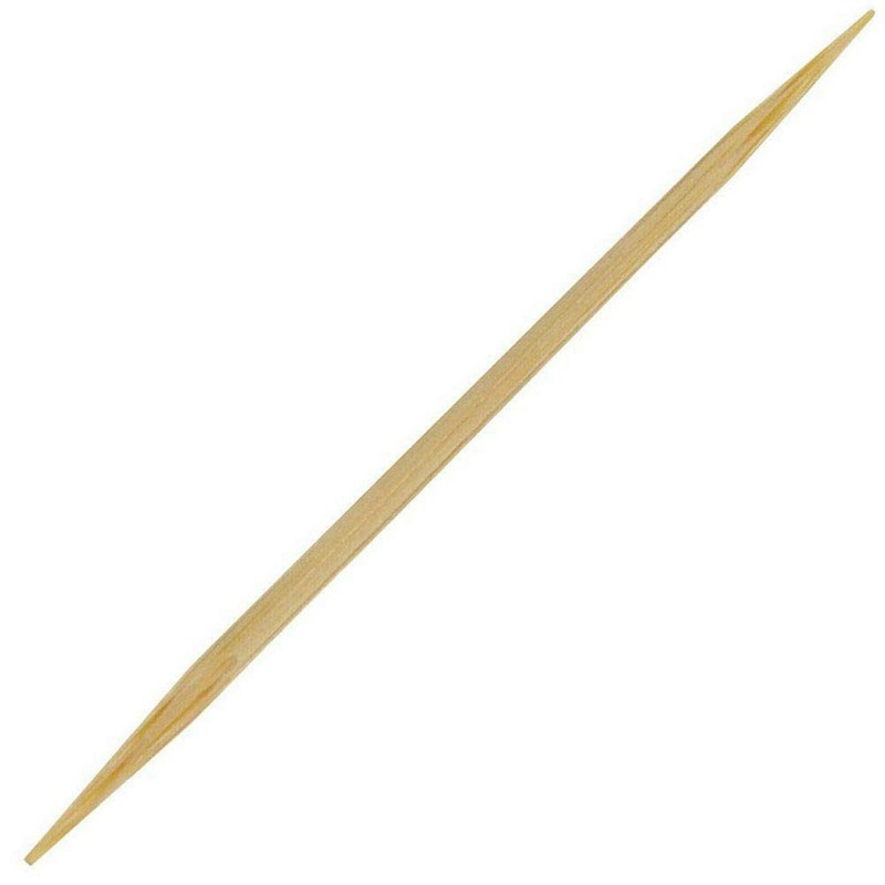 BarBits Wooden Cocktail Sticks - Pack of 1000, Double Pointed,