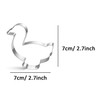 WDYJMALL Duck Goose Shape Cookie Cutter