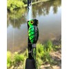 Arbogast Hula Popper Topwater Fishing Lure, Perch, G770 (1 3/4
