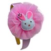 Funny Girl Designs Girls Easter Headband with Puffy Bunny (3