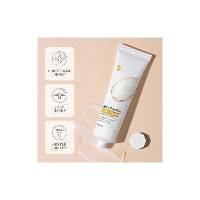 Kit 4 Cremas De Manos Extracto De Arroz+ 1 Par