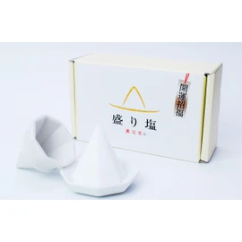 Moa Feteli (Salt Set) Octagonal Salt Set, Made in Japan, Unroasted Salt Dish, Set of 2