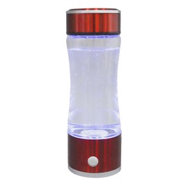 AHULIN Hydrogen Water Generator Bottle,12.85oz Portable Rechargeable Hydrogen Water Ionizer Machine Hydrogen Rich Water Glass Health Cup for Home Office Travel