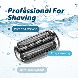 2er-Pack 73S Ersatz-Scherkopf Kompatibel mit Braun Series 7 S7,73S ScherblattAufsatze fur Braun Series 7 7020s 7025s7027cs 7071cc