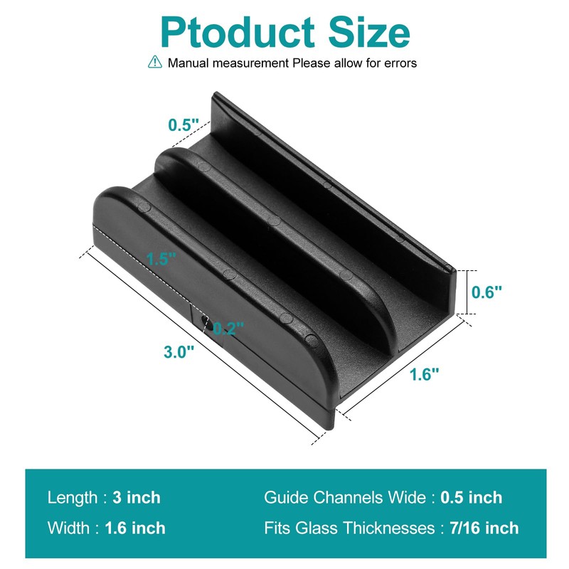 M6219 Sliding Shower Door Bottom Guide for Sliding Shower Door,