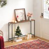 MAHANCRIS Console Table, Narrow Sofa Table, 43.3” Entrance Table with