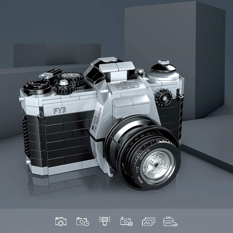 Digital Camera Building Kit, Retro Digital Camera Building Model Set.