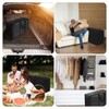 TUAKIMCE 260L Large Storage Bags, 210D Waterproof Dust-proof Duvet Storage