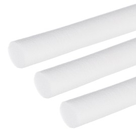 PATIKIL 2 Inch x 7 Feet Backer Rod for Gaps and Joints, 3 Roll Foam Rope Caulk Crack Joint Filler Roll Seal Weather Strip for Home Construction Car, White