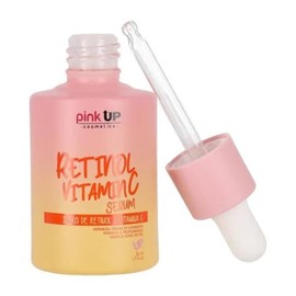 PINK UP | Retinol Vitamin C Serum | Suero Facial Antimanchas y Antiedad | Ilumina y Reafirma la Piel | Minimiza Arrugas y Poros | Retinol | Vitamina C Serum Facial | Modelo PKSK08
