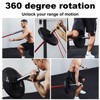 Gosknor Rubber Barbell Attachment, Barbell Accessories Fit for 2in Barbells