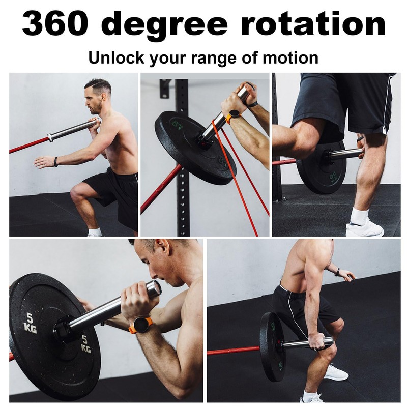 Gosknor Rubber Barbell Attachment, Barbell Accessories Fit for 2in Barbells