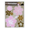 Magnet Variety Pack (5 Magnets) - Pink/Brown Hawaiian Flowers (Hawaii)