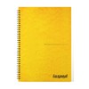 Silvine Luxpad A4 Memory Aid Yellow Paper Notebook - Lined