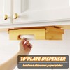 Paper Plate Dispenser Paper Plate Holder Under Cabinet Easy Access