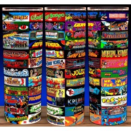 Unbranded Glow in the Dark 80s and 90s Arcade Gaming Classic Cup Mug Tumbler 20oz