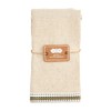 Mud Pie Green Stripe Napkin Set, 18" x 18"