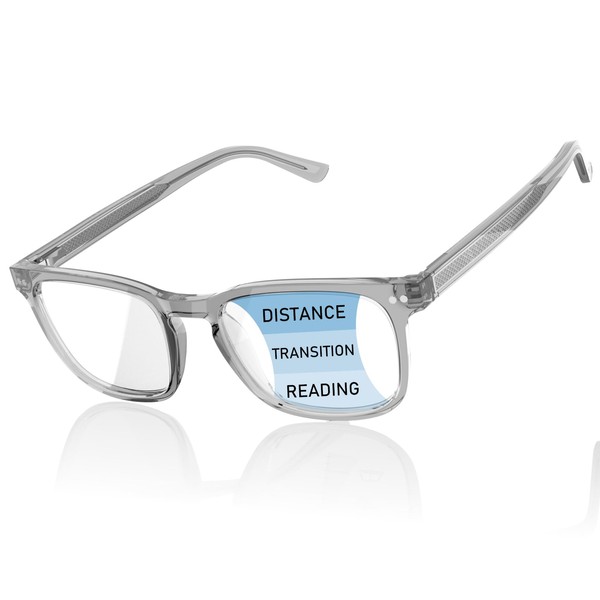 DEHOTRE Progressive Multifocal Reading Glasses for Men No Line Bifocal