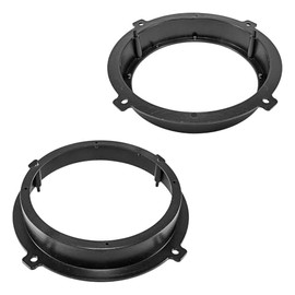 tomzz Audio 2819-001 Speaker Rings Adapter Brackets Compatible with Hyundai Tucson Santa Fe iX35 i20 i30 Kia Sportage Front and Rear Door for 165 mm DIN Speaker
