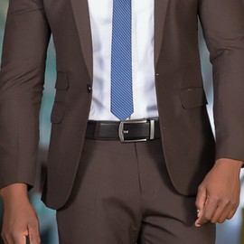 Alphyly Leather Ratchet Belts for Men,Golf Belts for Men,Adjustable Mens Belts, Leather Dress Belts Length120cm