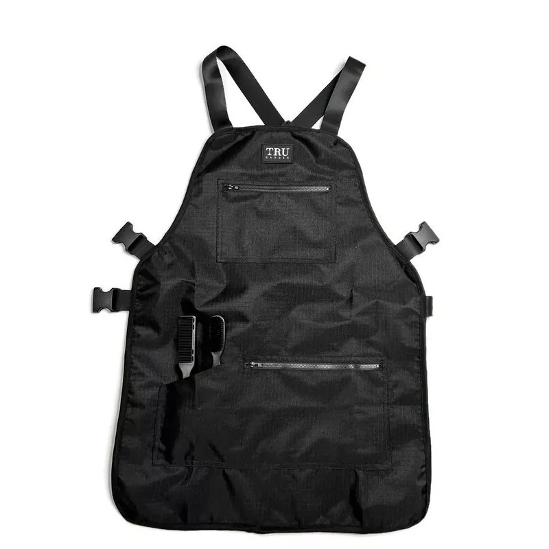 TRUBARBER TRU BARBER Professional Apron, Hair Stylist Apron, Adjustable Cross