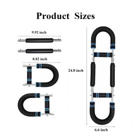 Twister Arm Trainer, 40-110lb Adjustable Chest Workout Equipment, Arm Trainer, Portable Power Twister Bar, Detachable Design Fitness for Home & Gym Fitness Equipment