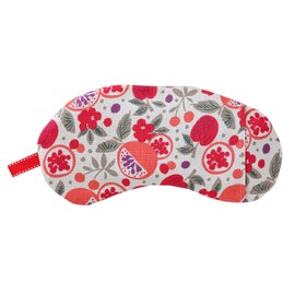 Natural Materials, Salt Power, Warm with the Power of Mung Beans, Salt Eye Pillow, Pomegranate, Beige, Large, 11.4 x 5.1 x 0.6 inches (29 x 13 x 1.5 cm), Wrap Your Eyes Tightly, Relax with the Scent