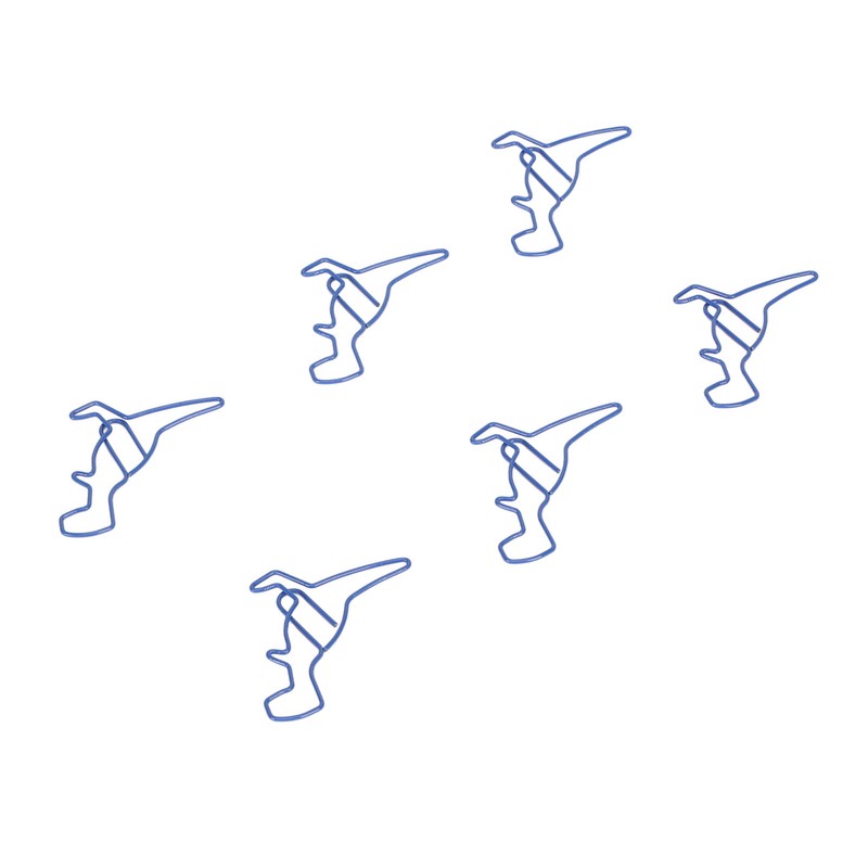 50pcs Paper Clips Strong Clamping Power Electroplating Process Colorfast Paperclips