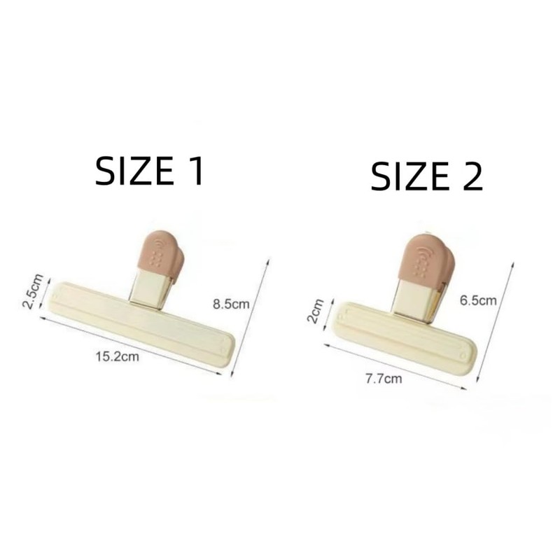 8Pack Large Chip Bag Clips - Assorted Sizes Food Bag