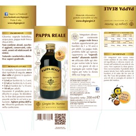 Dr. Giorgini - Dr. Giorgini Pappa Reale Liquido Analcolico Integratore Ricostituente 200ml - 926846611