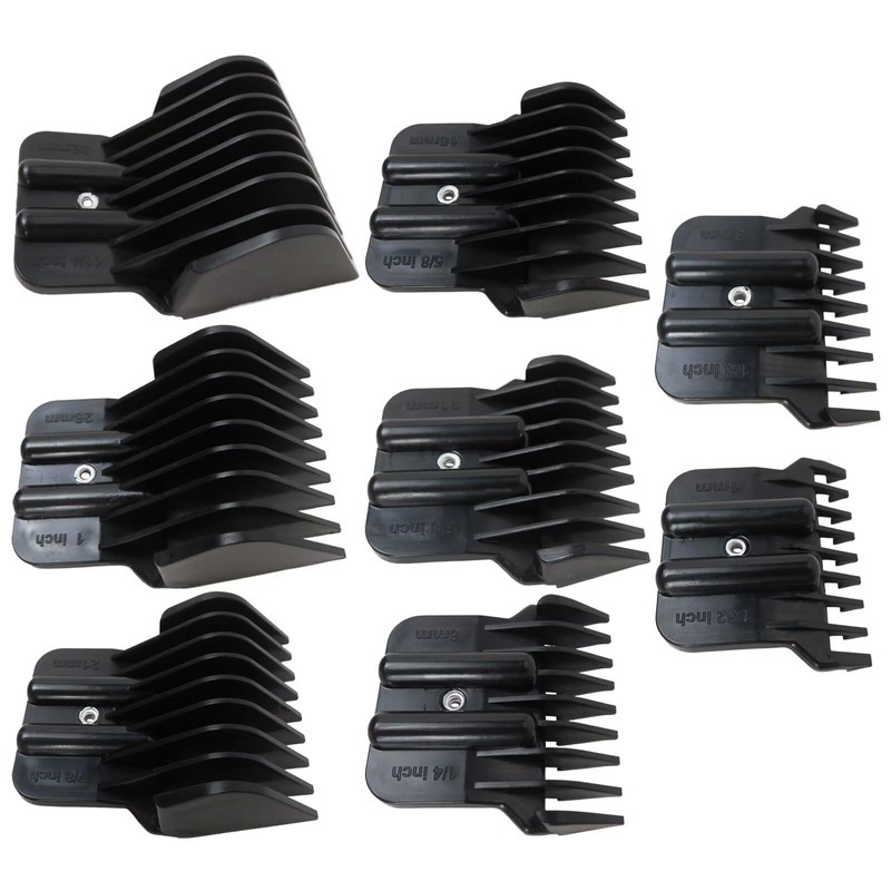 8x Hair Clipper Guards Replacement Fit for Andis T Out-liner