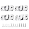 8 Pieces Headboard Wall Flush Mount Brackets: Heavy Duty Flush