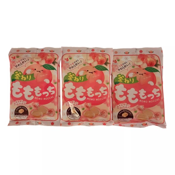 Seika Japanese Peach Soft Mochi Candy - Momo Mocchi (