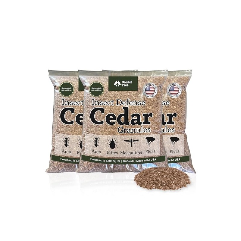 Double Tree Home and Garden Cedar Granules | Repels Fleas,