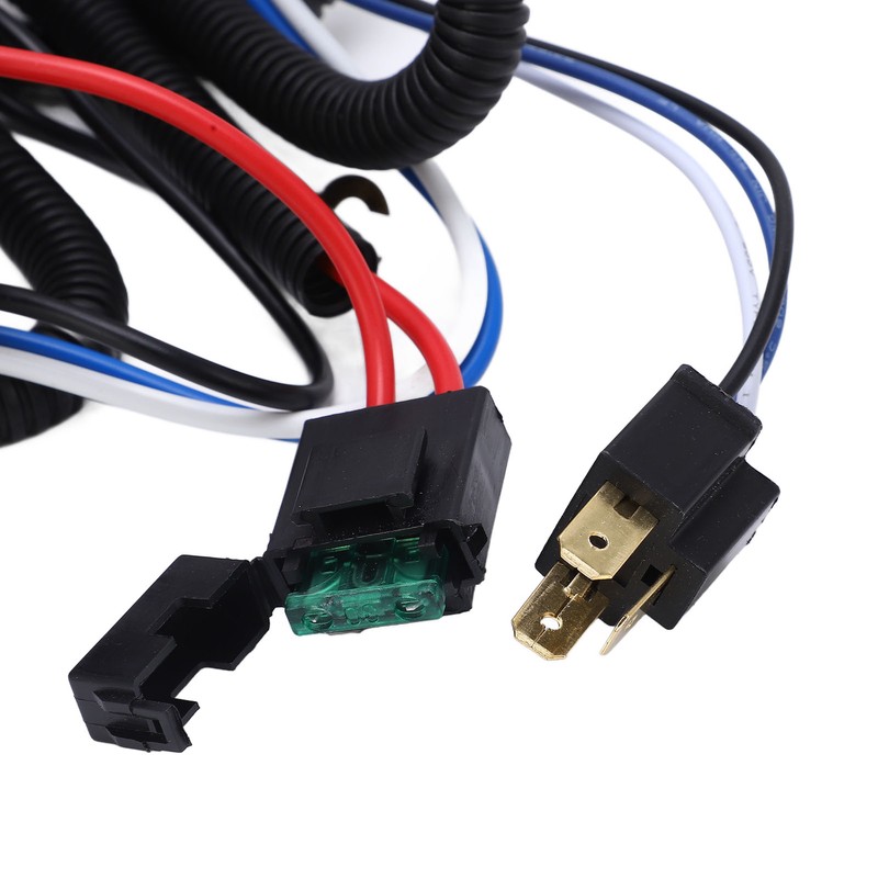 H4 Negative Headlight Relay Conversion Harness High Stability for H6054