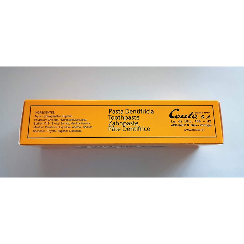 Pasta Dentifrica Couto Medical Toothpaste 2 Oz, 3 Boxes