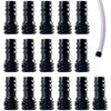 UEKPDM 16 Pcs 1/2 Inch (16mm) Garden Barbed Connector Plastic