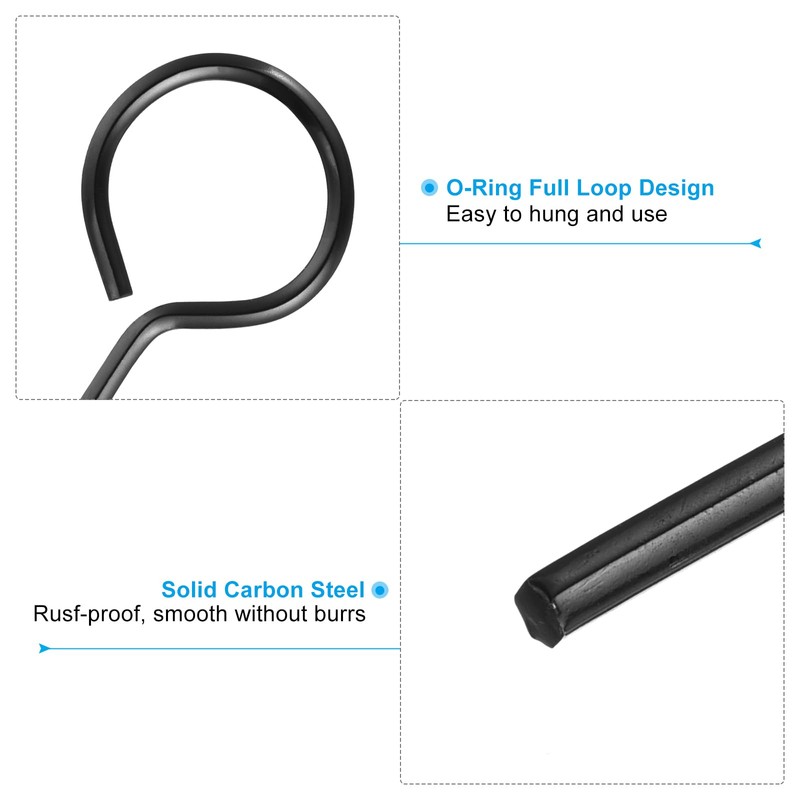 PATIKIL 5/64" Standard Hex Dogging Key, 6 Pack Solid Steel