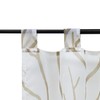 ESLIR Modern Bistro Curtain, Kitchen Curtains, Transparent Curtains with Loops,