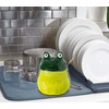 dgudgu Frog Salt Cellar With Lid And Bamboo Spoon Ceramic