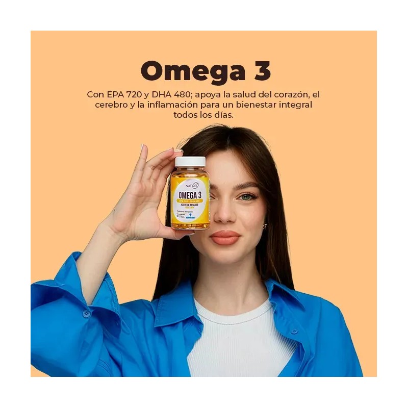 Omega 3 Epa 720/dha 480 | 60 Cápsulas Golden Omega