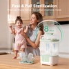Momcozy Bottle Sterilizer and Dryer, Modular Nesting Space Saving Design,