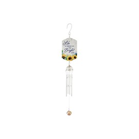 Carson Stand Tall Picture Perfect Wind Chime All Metal Construction USA Design, 18 pulgadas de longitud, regalo, decoración del hogar